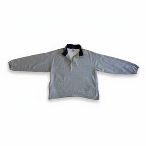 Vintage 90's Russell Athletic Quarter-Zip Pullover Sweatshirt - Men's XXL